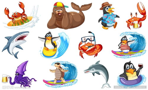 探索海洋生物的奇妙世界 合集設(shè)計(jì)圖與生物多樣性